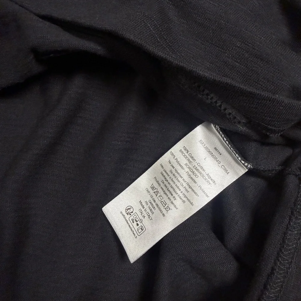 DIOR MEN'S 47 BLACK LEWIS HAMILTON EDITION T-SHIRT SIZE LARGE REGULAR EXCELLENT - Picture 9 of 9